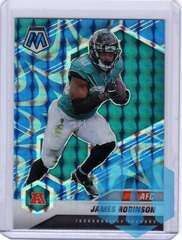 2021 Panini Mosaic AFC James Robinson #232 Reactive Blue Prizm Jaguars